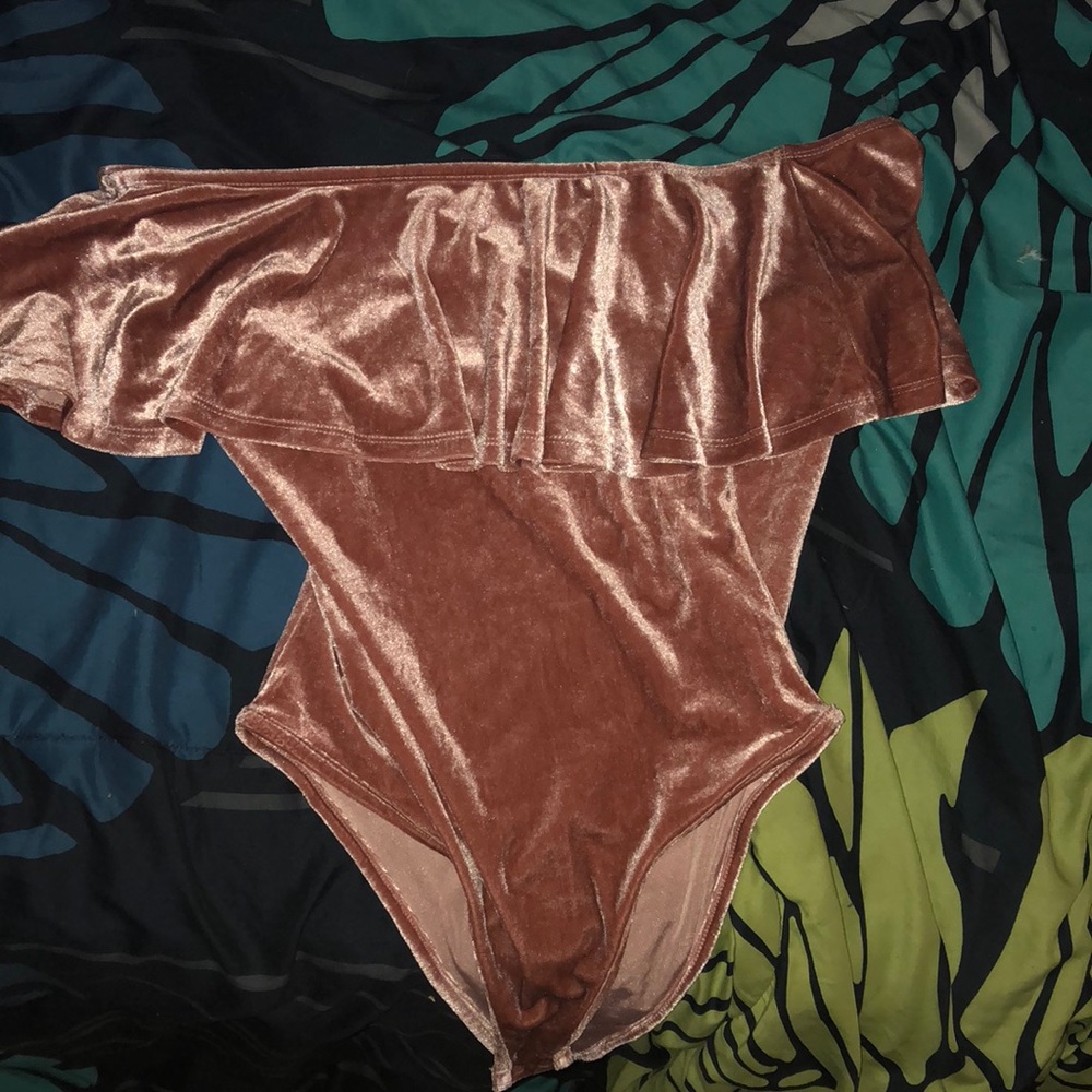 Forever 21 exclusive off the shoulder bodysuit